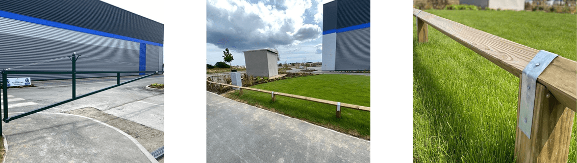 Distribution centre fencing