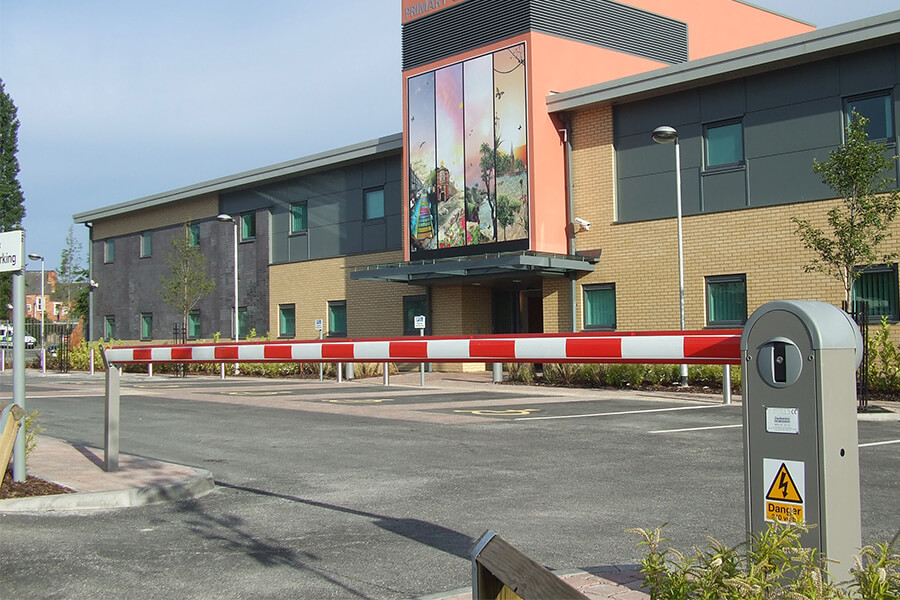 Automatic Hospital Vehicle Barrier