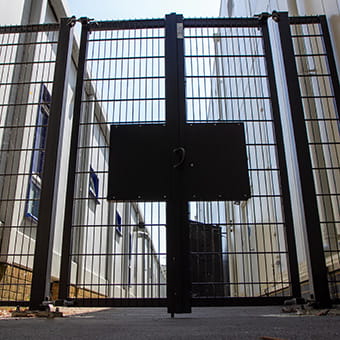 steel security gates