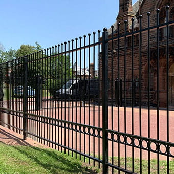 Security metal railings