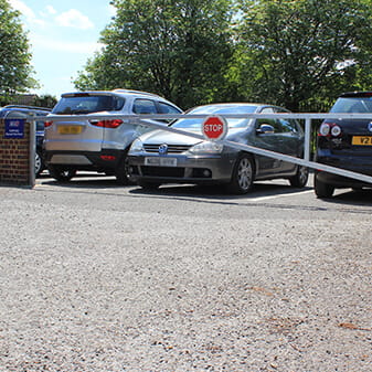 warden swing barrier