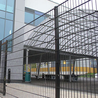Welded mesh fencing