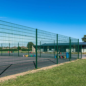School welded mesh panels
