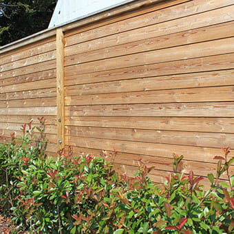 Timber acoustic fencing