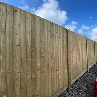 Timber fencing