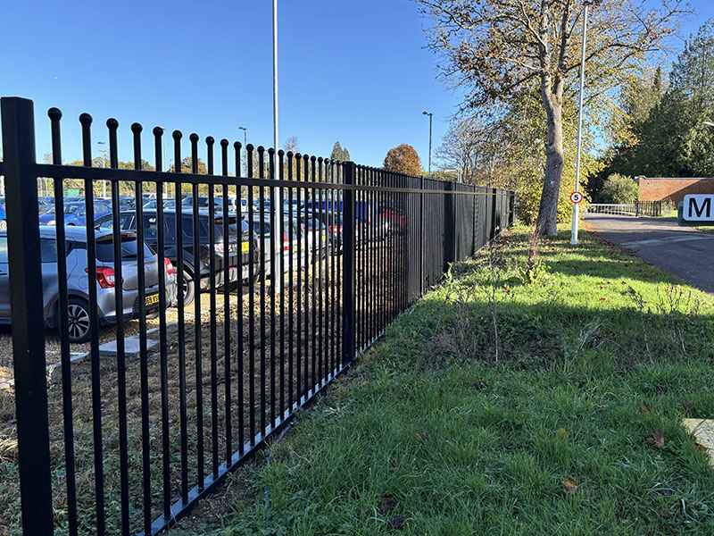 Ball finial railings