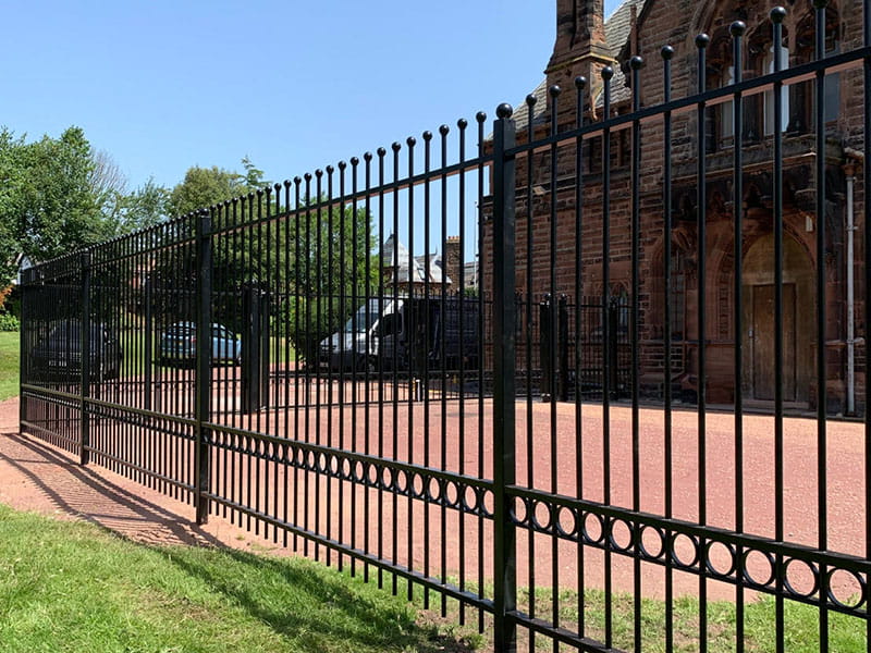 Decorative ball top railings