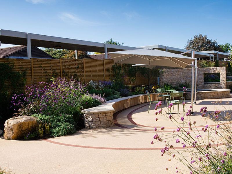 Mental health unit garden fencing