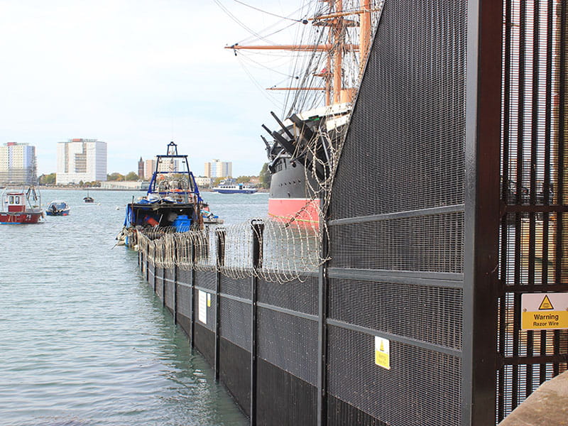 Naval Base Security Fencing