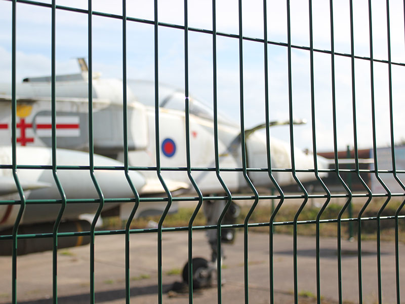 RAF security fencing