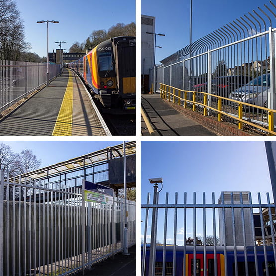 train station fencing