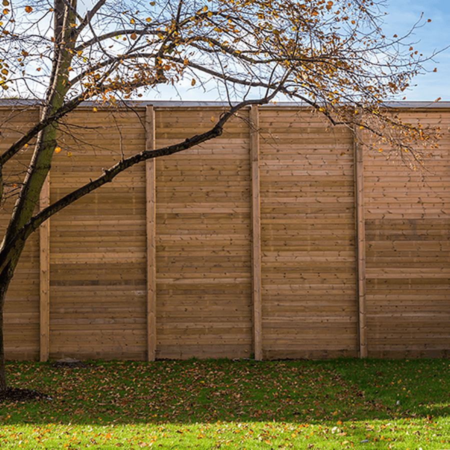 Acoustic fencing reflective