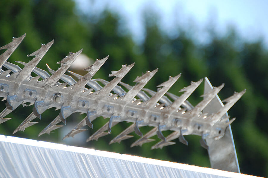 Security fencing toppings