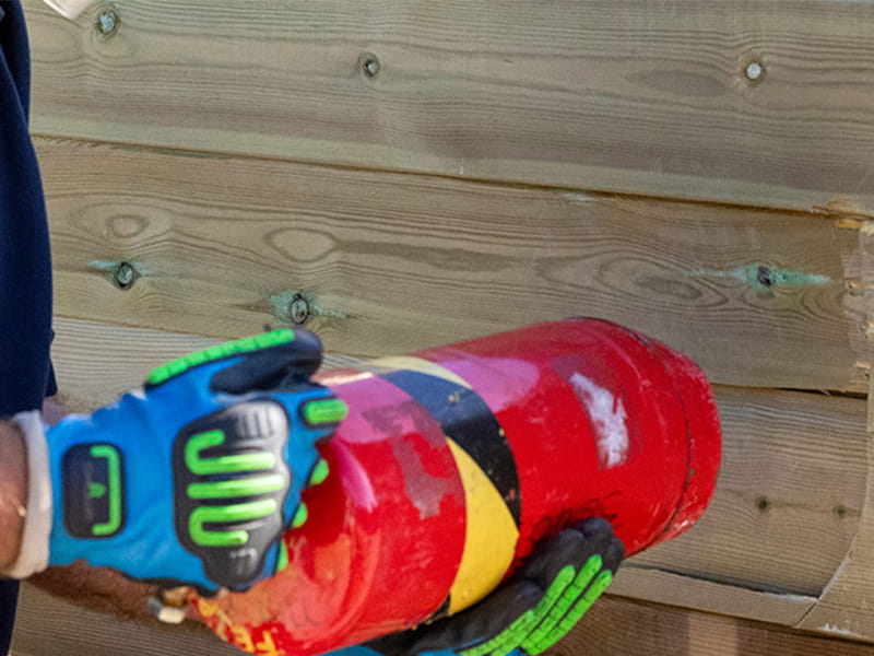 Attack Rated Acoustic Fence