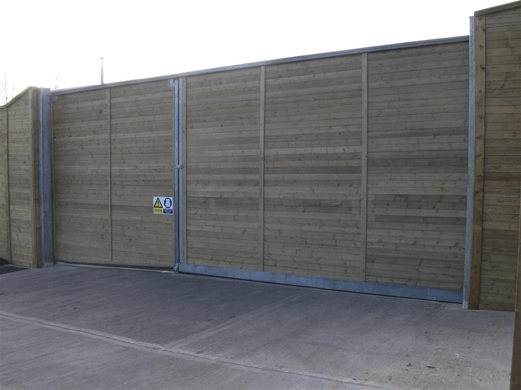 Double Leaf Acoustic Gate