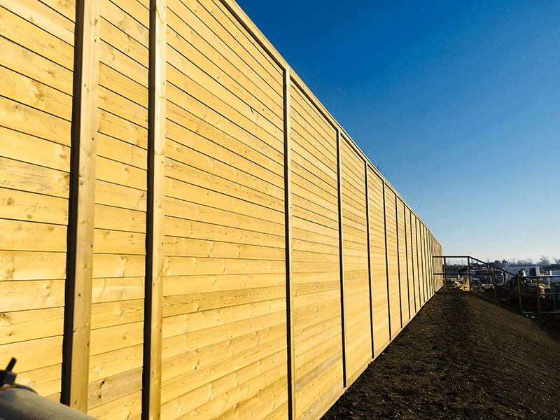 Jakoustic Commercial Highway Timber Acoustic Fencing