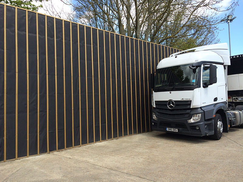 Jakoustic Absorptive Acoustic Fencing Acoustic Barrier Jacksons Security Fencing