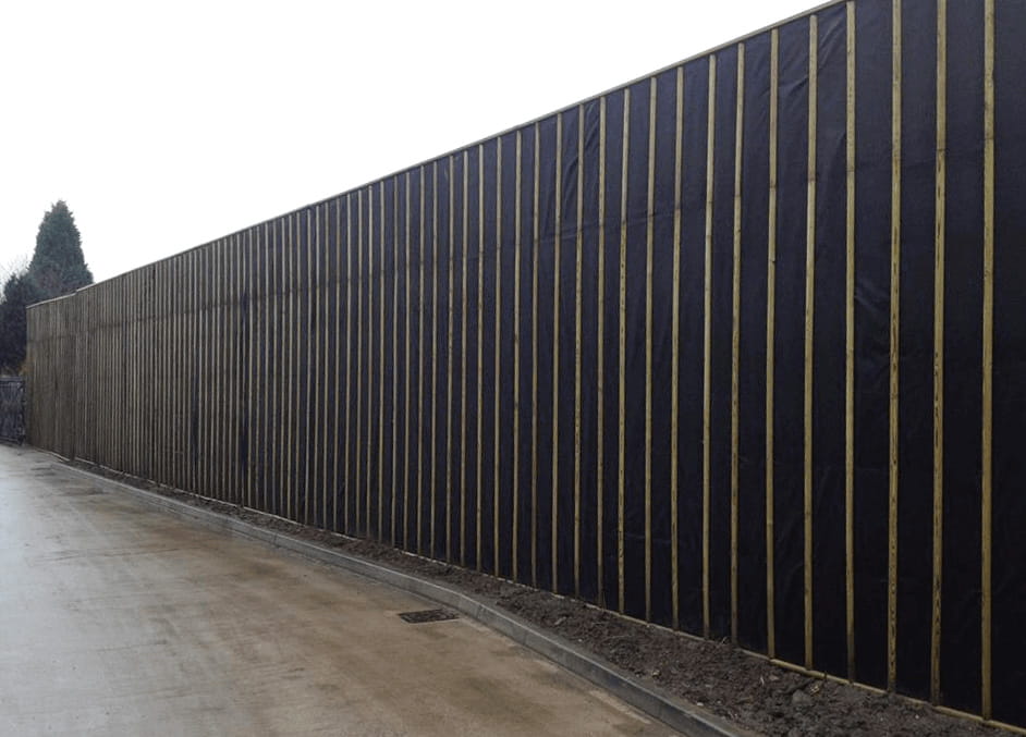 Jakoustic® Absorptive Timber Acoustic Fencing