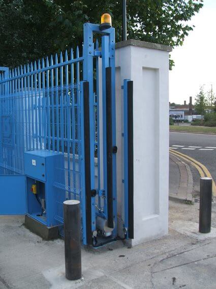 Barbican Sliding Gate with safety edges