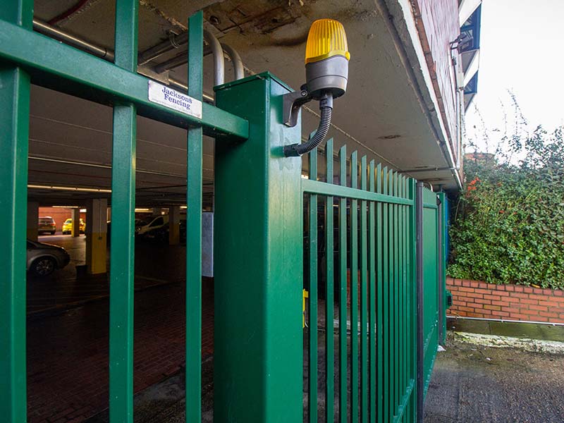 Gate automation flashing lights