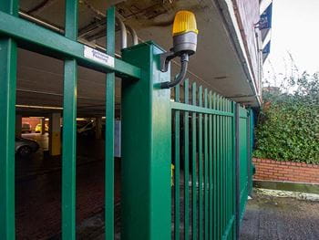 Gate automation flashing lights