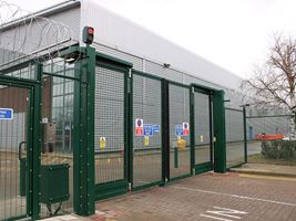 Bi folding speed gates