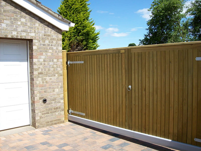 Sliding Courtyard Gate