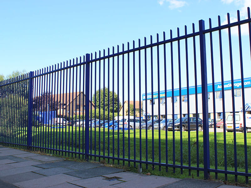 LPS 1175 railings polyester powder coated blue