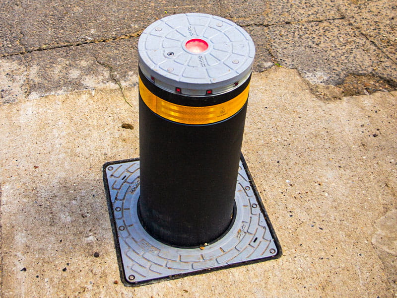 automatic rising bollards