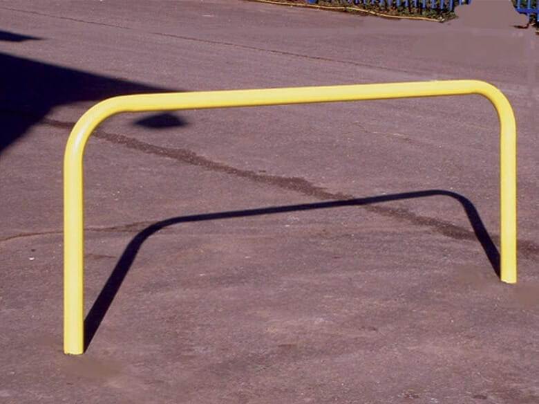 Metal Knee Rail Hoop Barrier