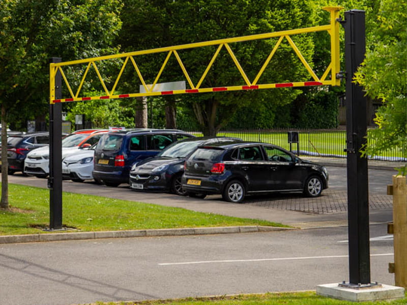 max height restriction barrier