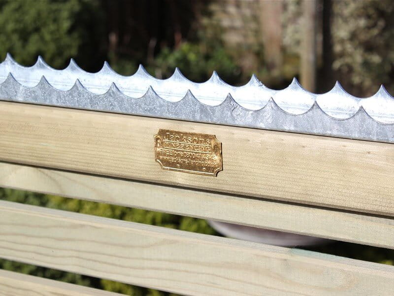 Security Comb installed on a timber fence
