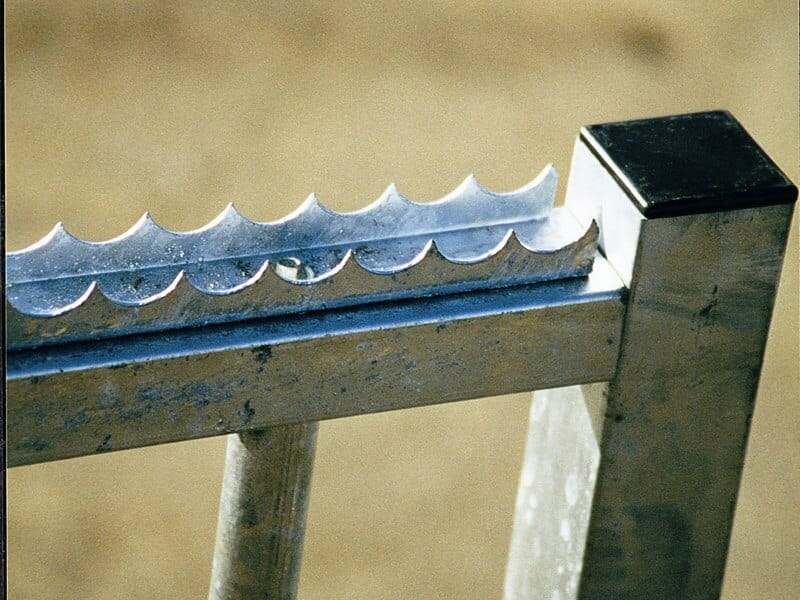 Security comb on Sentry fencing