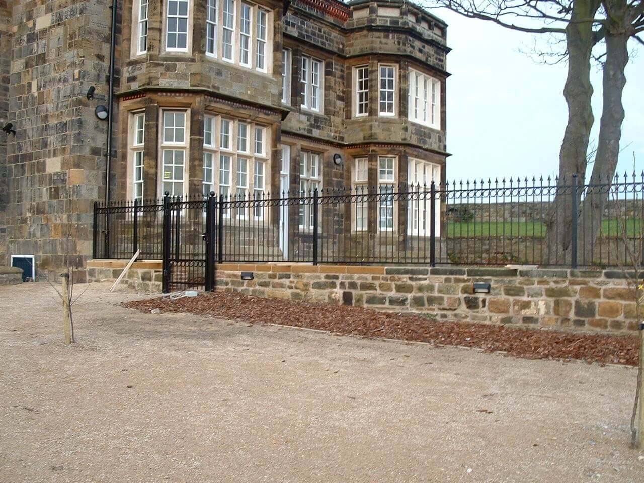 Ornamental fencing and gate standard design
