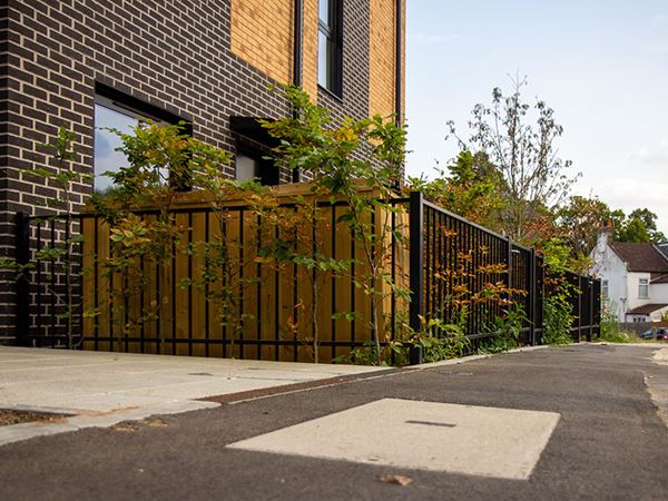 Residential metal railings