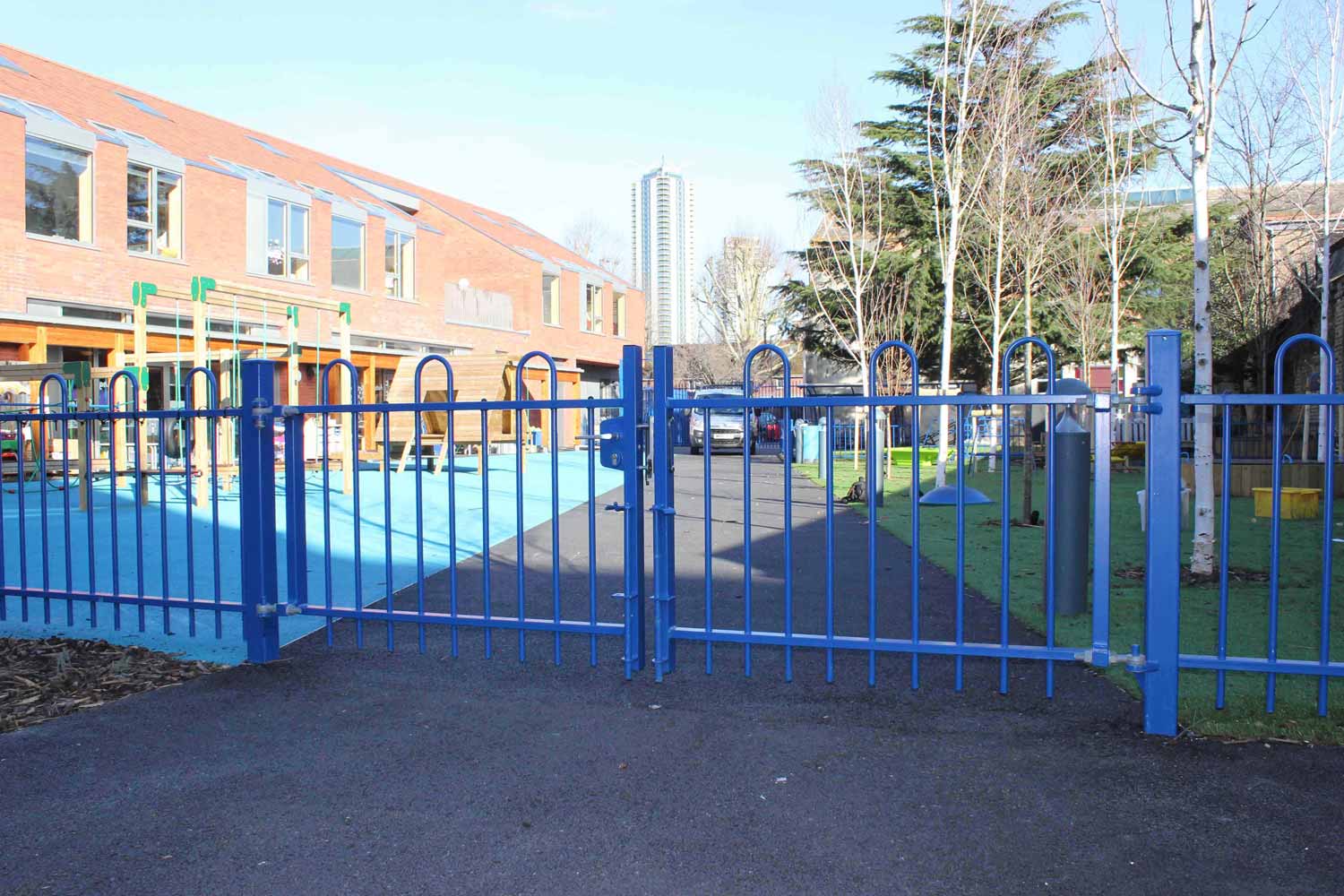Playground gates