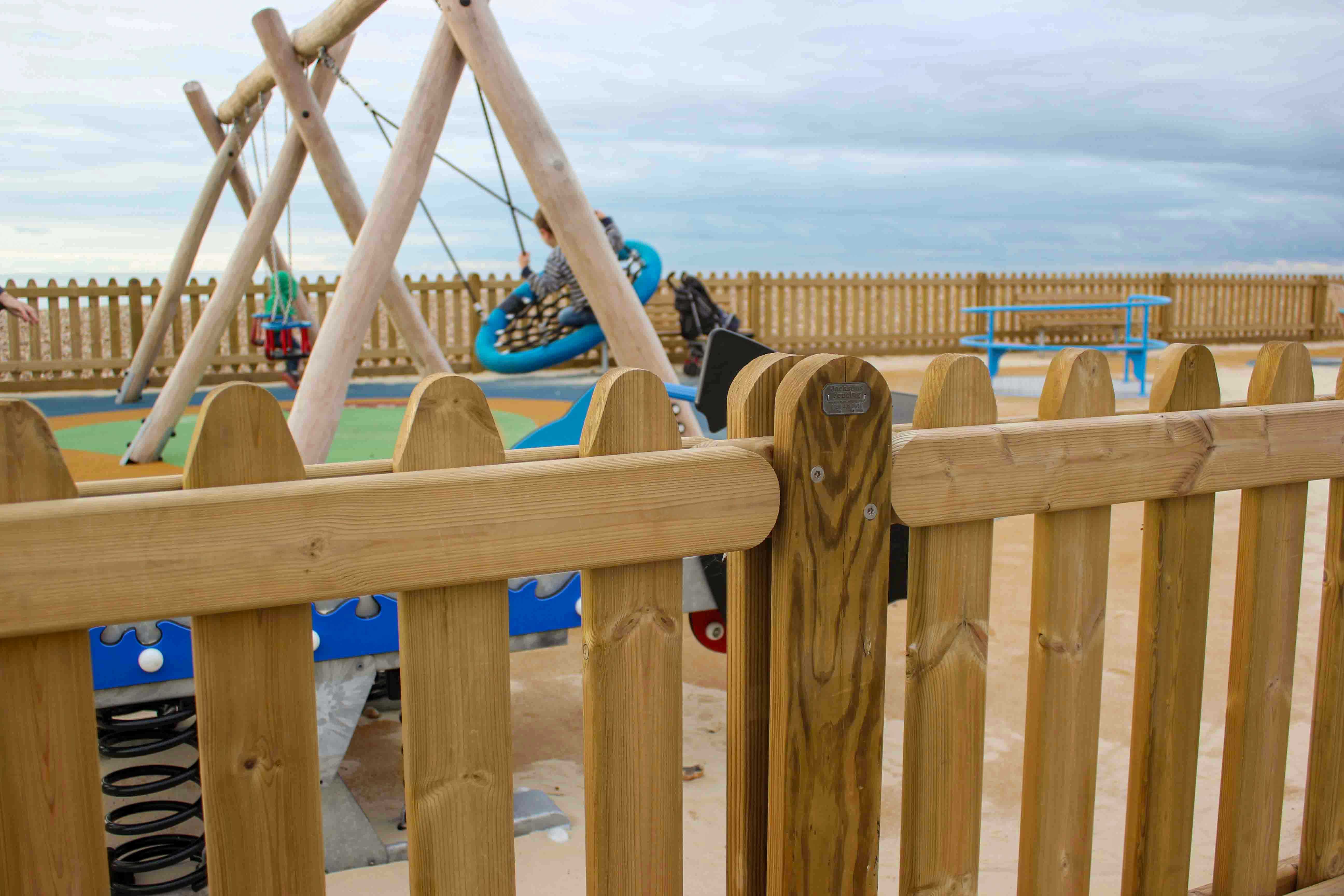 Playground fencing and gates