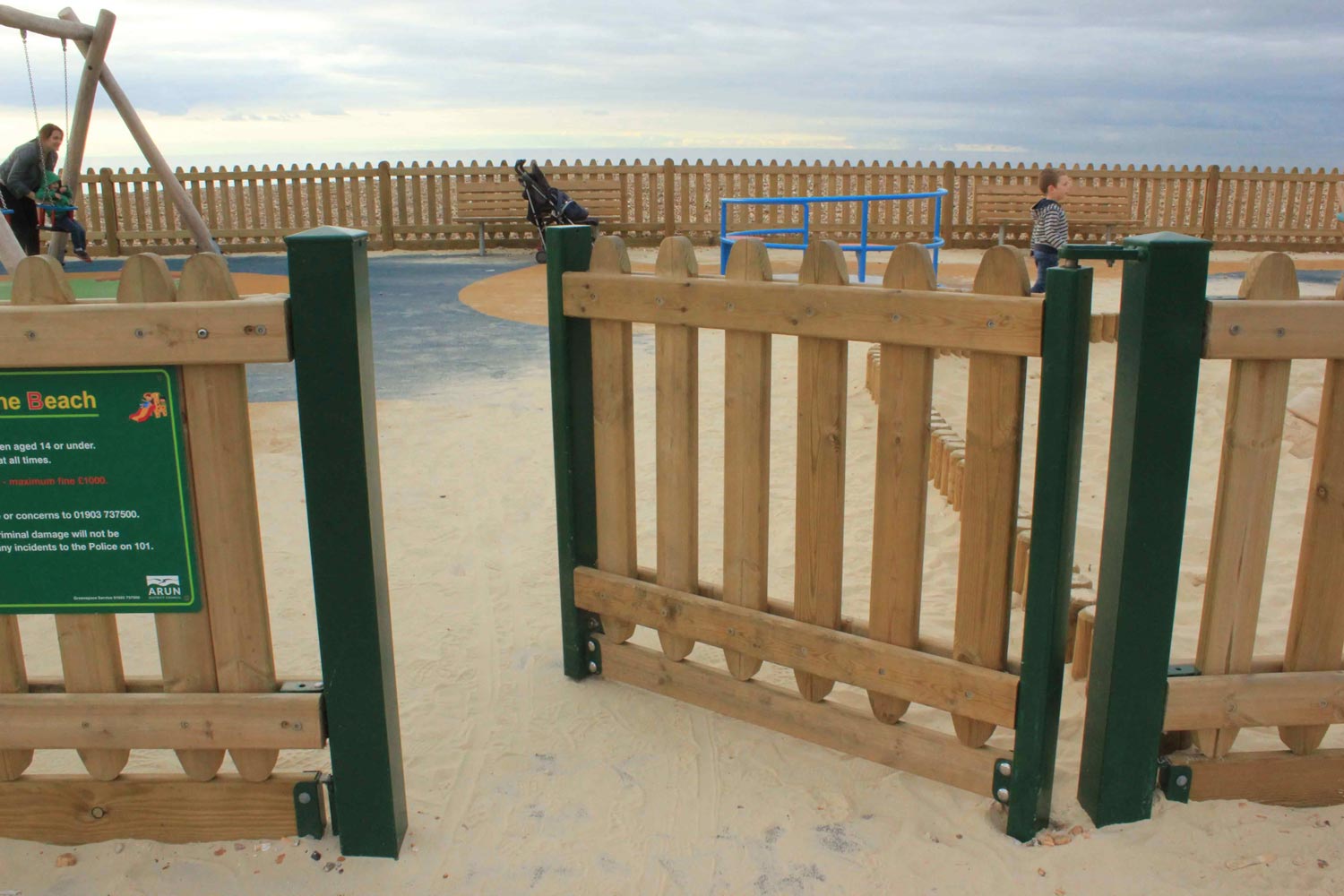 Playground gate