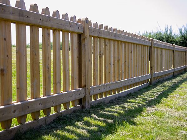 Childrens play area fencing