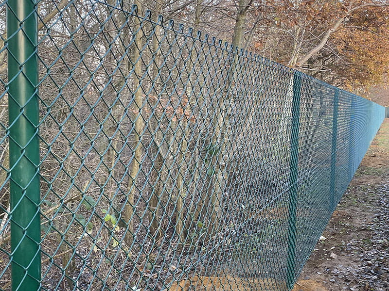 Sports field fencing