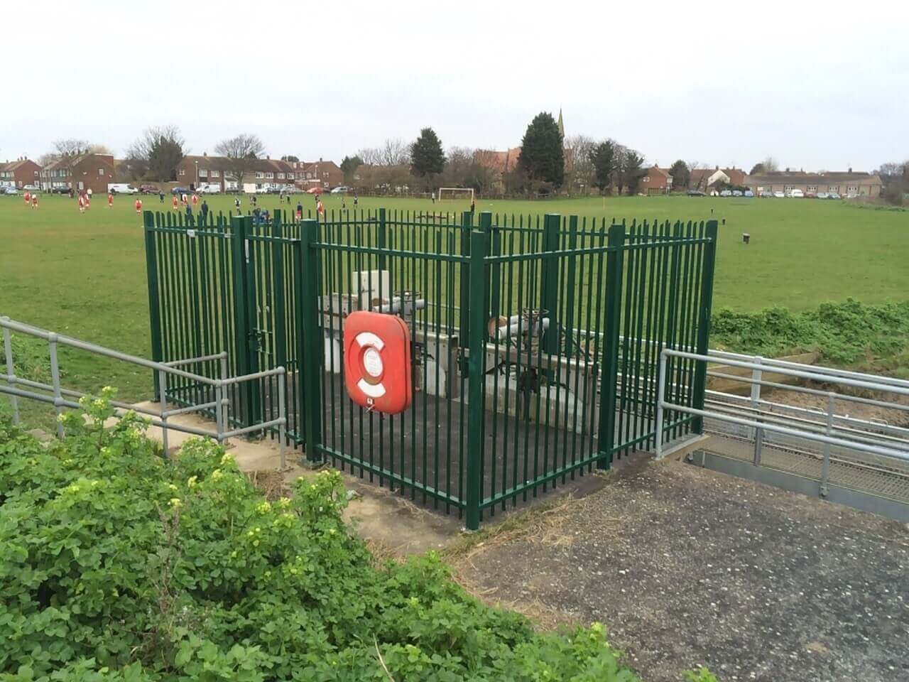 Barbican Security Fencing Compound