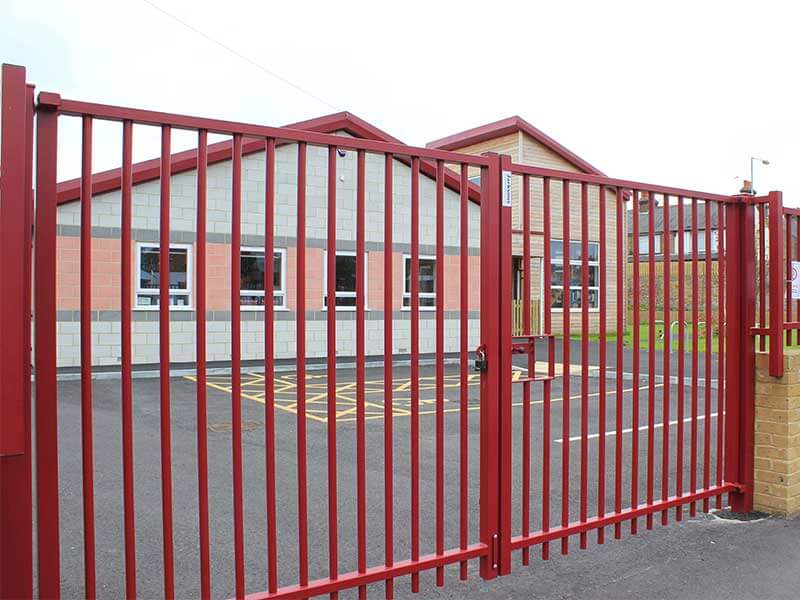 Sentry Double Leaf Gate with Bespoke Powder Coating