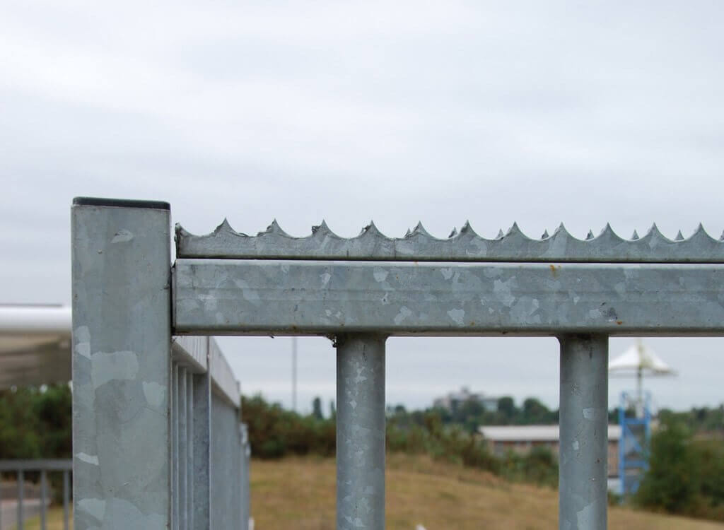 Sentry Security Topping with Galvanised Finish