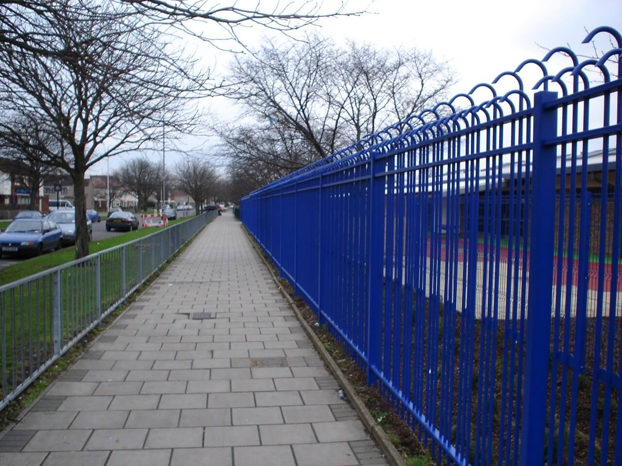 Triguard Security Fencing Blue