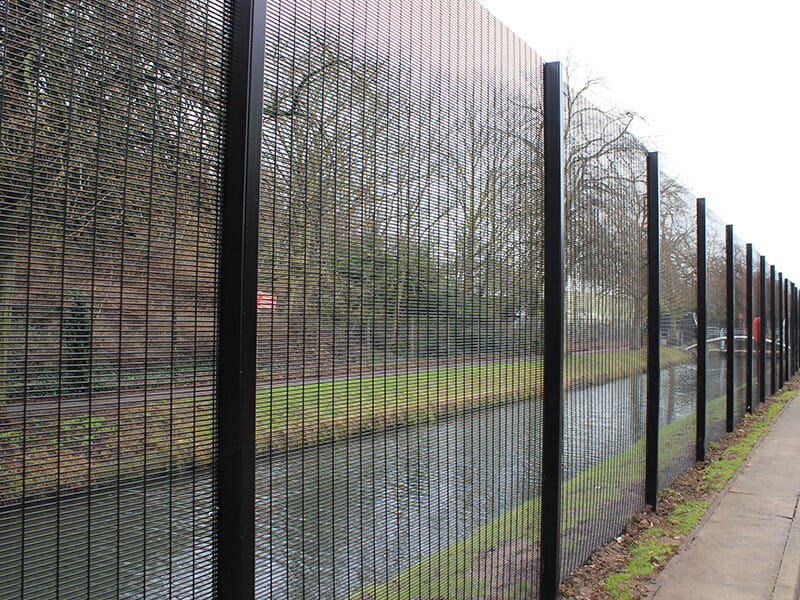 Prison mesh fencing