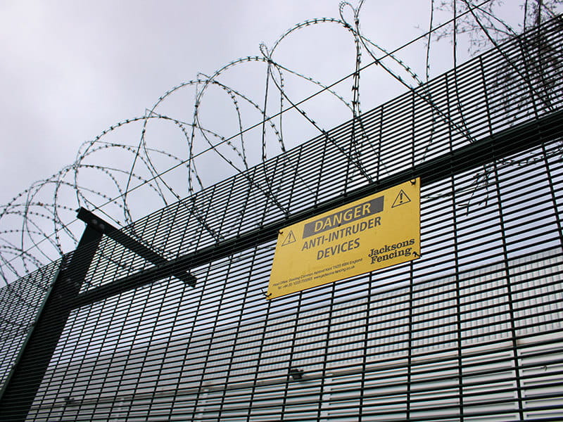 High security mesh panels