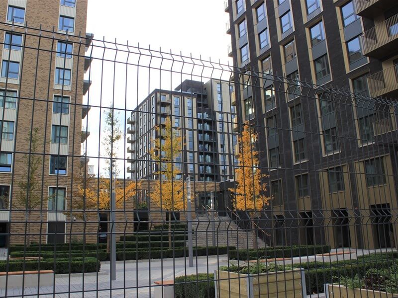 Welded Mesh Fencing around housing development