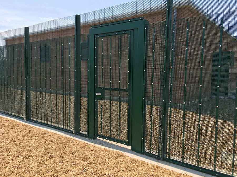 high security green mesh fencing