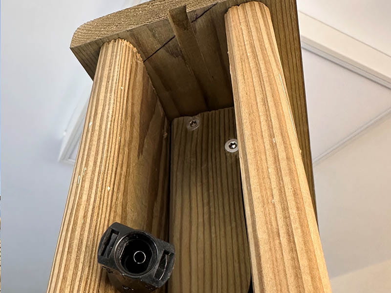 Solar panel connector