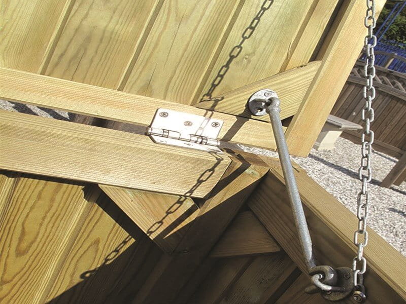 Bin store hook and catch